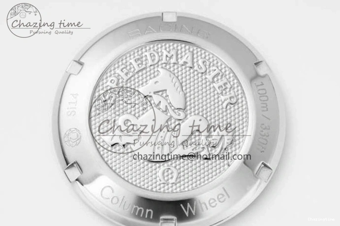 0512 Speedmaster Racing Master SS HKF Best Edition White Dial on SS Bracelet A Premium 7809